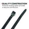Tr Industrial 36 in Multi-Purpose UV Cable Ties in Black, 100-pk TR88307-2PK